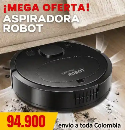 Robot Aspirador Inteligente 3 En 1  Aspira, Barre y Trapea
