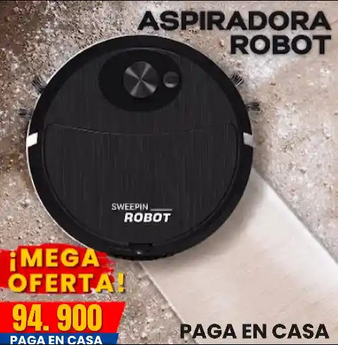 Robot Aspirador Inteligente 3 En 1  Aspira, Barre y Trapea